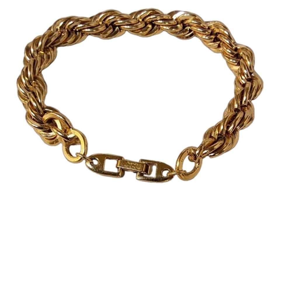 NAPIER‎ PAT 4.774.749 CODED GOLD UNISEX BRACELET